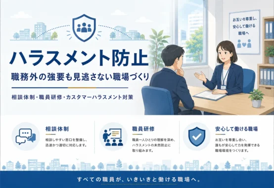 ハラスメント防止と安心職場づくり