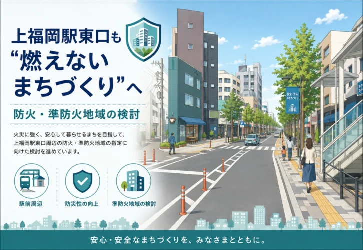 上福岡駅東口の防災まちづくり
