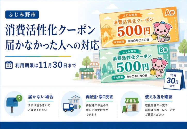 令和８年ふじみ野市クーポン対応案内