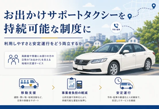 持続可能なお出かけサポートタクシー