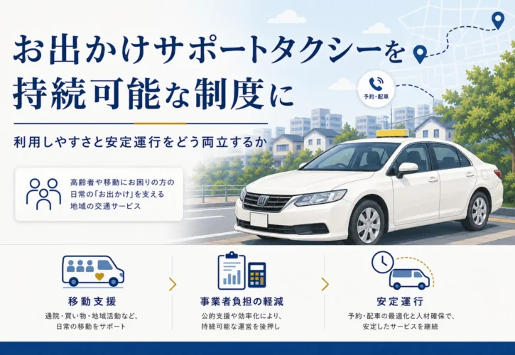 持続可能なお出かけサポートタクシー