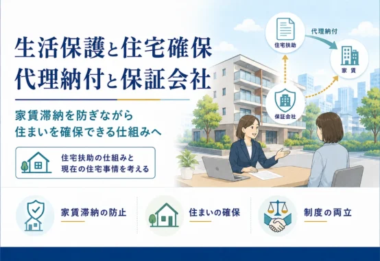 生活保護と住宅確保の仕組み