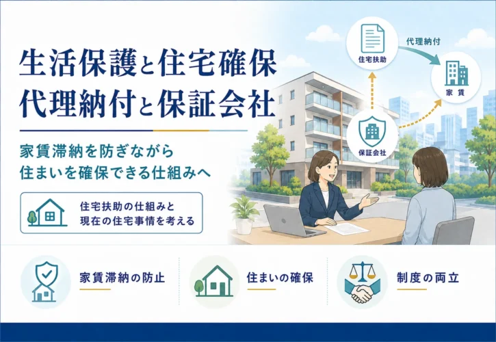 生活保護と住宅確保の仕組み