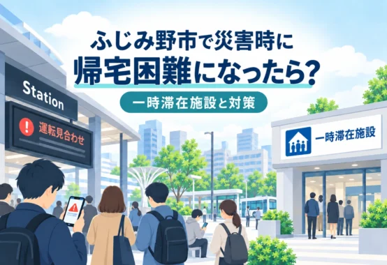 ふじみ野市で災害時に帰宅困難者になったら？